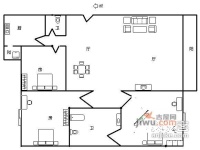 盈宝楼3室2厅1卫90㎡户型图