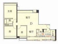 华景新城六期东区3室2厅2卫133㎡户型图