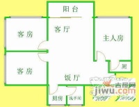 东丰阁3室2厅2卫113㎡户型图