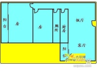 金盈居2室2厅1卫81㎡户型图