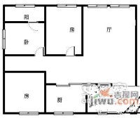 美景楼3室2厅1卫103㎡户型图