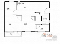 中兴苑3室1厅1卫80㎡户型图