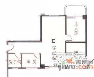 粤和居2室2厅1卫81㎡户型图