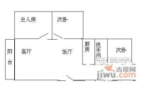 华景新城晓景楼3室2厅1卫户型图
