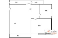 名圃花园2室2厅1卫户型图