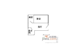 钟村小区1室1厅1卫户型图