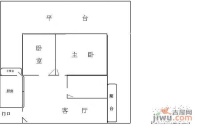 钟村小区2室2厅1卫77㎡户型图