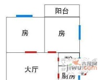 富都城3室2厅2卫85㎡户型图