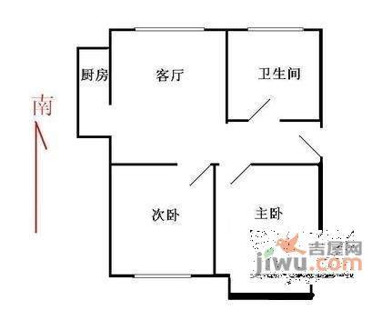 映月翠庭3室2厅2卫108㎡户型图