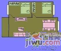 海印南苑2室2厅1卫户型图