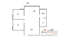 泰怡苑2室1厅1卫52㎡户型图