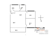 大江苑2室2厅1卫88㎡户型图