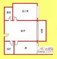 德盛苑2室1厅1卫70㎡户型图