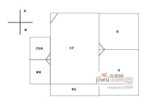 星河苑2室1厅1卫户型图