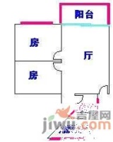 紫薇苑2室2厅1卫83㎡户型图