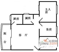 荔苑公寓3室2厅2卫户型图