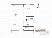 利安花园2室2厅1卫70㎡户型图