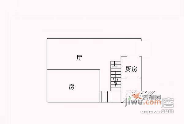 宝岗大道小区1室1厅1卫户型图