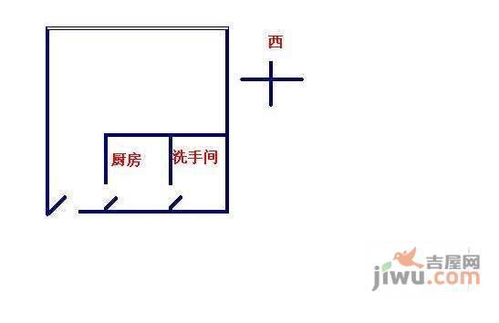 天鹅湾1室0厅1卫47㎡户型图