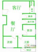 广信银兰苑3室2厅2卫户型图