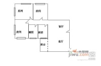 金沙花园3室1厅1卫89㎡户型图