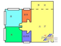 杏园小区2室2厅1卫75㎡户型图