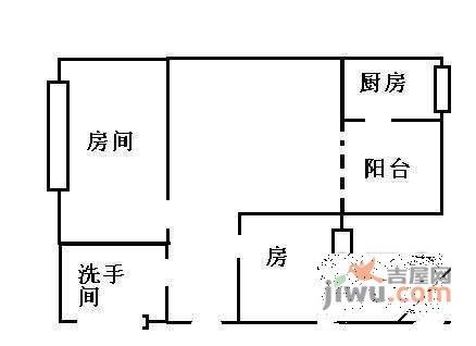 杏园小区2室1厅1卫75㎡户型图