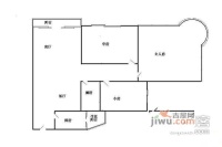 友爱路小区1室1厅1卫45㎡户型图