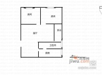 江丽苑2室1厅1卫56㎡户型图