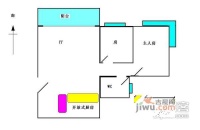 东山水恋2室2厅1卫82㎡户型图