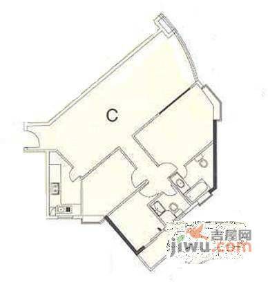 天立俊园3室2厅2卫136㎡户型图