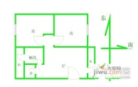 云鹤南街社区2室1厅1卫户型图