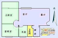 东景花园3室1厅1卫户型图