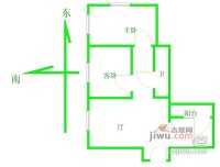 水荫翠苑3室2厅1卫90㎡户型图