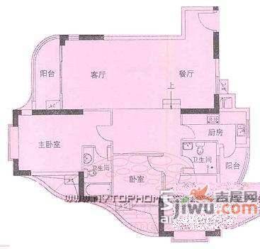 江畔华庭3室2厅2卫159㎡户型图