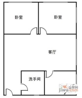 署前路小区2室1厅1卫户型图