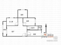 育龙居3室1厅1卫户型图