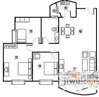 白云高尔夫花园5室2厅2卫163㎡户型图