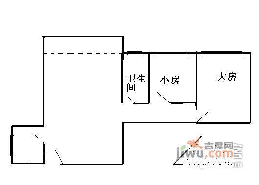 光大花园三期2室1厅1卫81㎡户型图