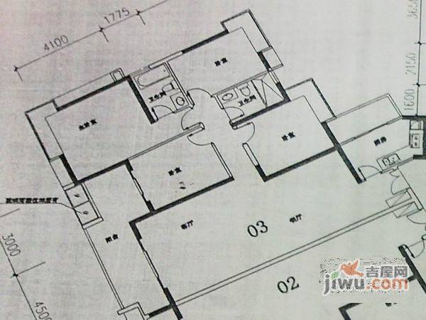 光大花园三期4室2厅2卫150㎡户型图