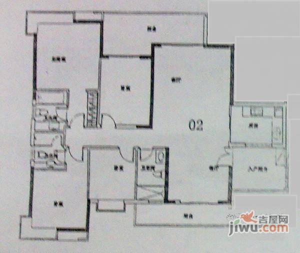 光大花园三期4室2厅2卫150㎡户型图