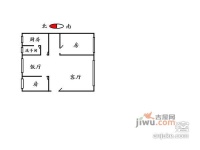 东风东路小区2室2厅1卫70㎡户型图