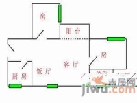 云山锦绣家园3室2厅2卫156㎡户型图