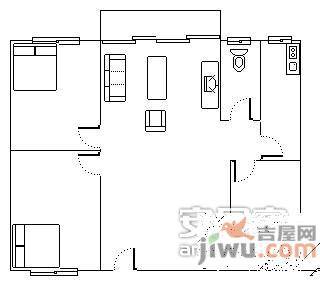 景泰新村3室1厅1卫117㎡户型图