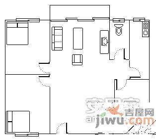 景泰新村3室1厅1卫117㎡户型图