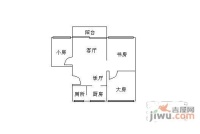 新港东路小区3室2厅2卫户型图