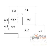 南兴花苑3室2厅2卫100㎡户型图