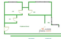 城管大厦2室2厅1卫96㎡户型图
