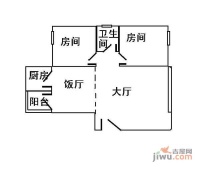 香江大厦2室1厅1卫72㎡户型图