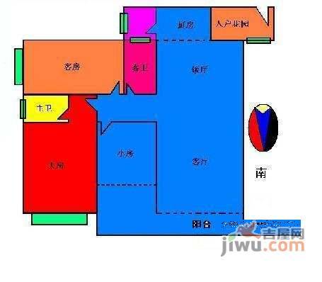 兰亭御园3室2厅2卫135㎡户型图